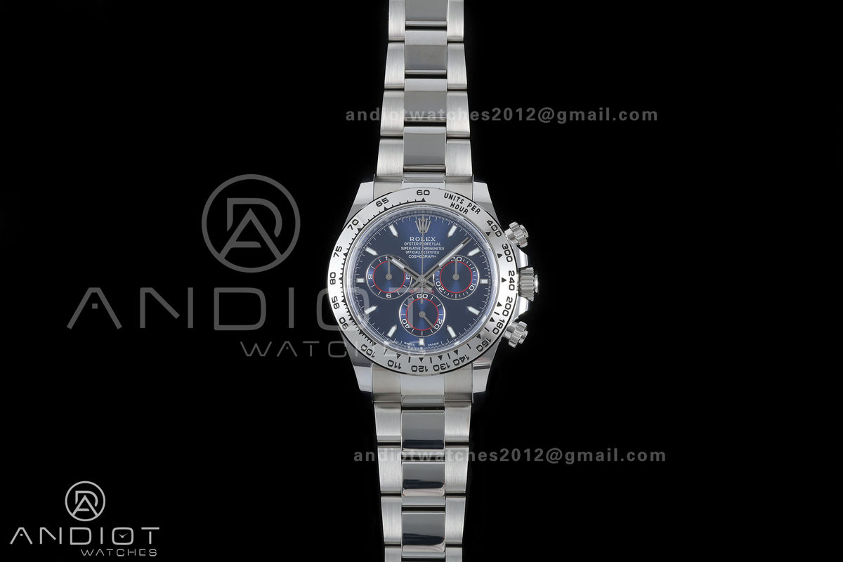 Daytona 126509 BTF 1:1 Best Edition Blue Dial on SS Braclet DD4131 (Weighted)